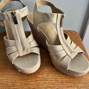 Michael Kors Berkley Espadrille Wedge Sandal Sz 11